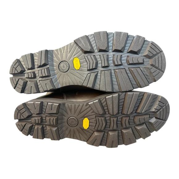 Ugg HIllmont Chelsea Boot Waterproof Brown Leather Men size 14 - Picture 6 of 7